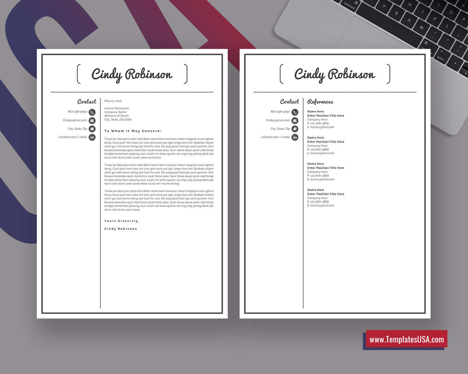 Simple Resume Format from www.templatesusa.com